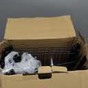 Storage Shelves - Set of 2, 5-Tier Metal Shelf Organizer, Space-Saving Garage Shelving with Leveling Feet, Standing Shelves Organizer for Kitchen, Laundry, Pantry (18.4" x 12.6" x 57.4", Black)