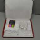 LED Note Board with Colors, Acrylic Dry Erase Board with Light, 13.8"X10" 4 Modes & 7 Colors Led Drawing Board with Invisible Stand, Rewritable Glow Memo for Office, Home