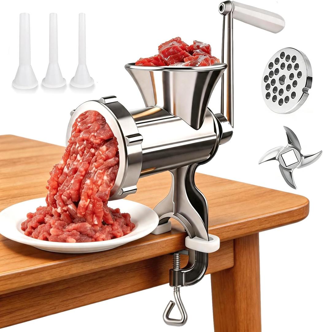 Meat Grinder Manual Mincer-no0260615-3