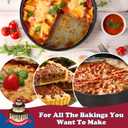 HIWARE 9 Inch Non-stick Cheesecake Pan Springform Pan with Removable Bottom/Leakproof - Black