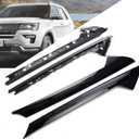 Windshield A-Pillar Molding Trim Compatible with 2011-2019 Ford Explorer Replaces 926-450,926-451,BB5Z7803137AA, BB5Z7803145AA, BB5Z7803136AA, BB5Z7803144AA(Left and Right 4 Pack Outer and Inner)