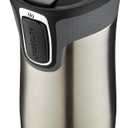Contigo West Loop Stainless Steel Travel Mug with AUTOSEAL Lid, 16oz., Stainless Steel/Black