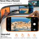 Magnetic Shockproof for iPhone 17 Pro Case,[Fit for MagSafe] [Military-Grade Drop Tested] Magnetic Translucent Matte Back Bumper 17 Pro Case Anti-Fingerprint Anti-Scratch 6.3", Orange