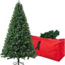 4ft Green Artificial Christmas Tree,Arbol de Navidad Small Fake Xmas Tree
Fake Christmas Tree with 450 Branch Tips,Premium Spruce Xmas Tree with Fold-Able Metal Base Stand,Home Office Party Decor