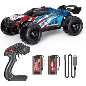 RC Cars for Adults, 36KM/H All Terrain 4WD High Speed Off Road Vehicle, 1:18 Scale RC Truck with Rechargeable Battery, 2.4Ghz Synchronous Control System, Outdoor Sports Racing Climbing Drifting