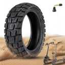 10x2.75-6.5 Vacuum Tire 10 Inch Off-road Tire for Speedway 5 Dualtron 3 Hover-1 Alpha JOYOR S Hiboy Titan PRO Electric Scooter Puncture-Proof Explosion-Proof Tyre, Shockproof Super-Grip