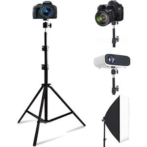 Projector Floor Stand, Folding Portable Tripod Mount - Adjustable Height 29" to 70"