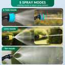 2026 Upgrade Battery Powered Garden Sprayer 2 Gallon, Electric Sprayer with USB Rechargeable Handle,3 Mist Nozzles, Retractable Wand, Adjustable Shoulder Strap,Weed Sprayers in Lawn & Garden
