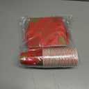 Valentine's Day Party Supplies Red Heart Love Disposable Paper Plates Napkins Cups plastic Tablecloth for Valentine's Day, Engagements, Anniversary, Birthday Party Serve 25