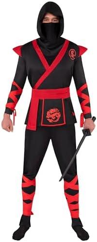 Spooktacular Creations Men Ninja Costume, Halloween Costume Adult Ninja for Halloween Cosplay Party XL