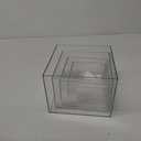 6 Pcs Clear Acrylic Boxes for Display as Buffet Risers and Stands, Food Risers for Party, Table, Stands, including 8", 7", 6", 5", 4", 3" (Small, 6Pcs, Clear)