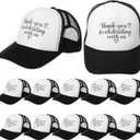 Hercicy 10 Pack Wedding Party Favors Gifts for Guests Thank You for Celebrating with Us Wedding Trucker Hats Party Gifts Bulk for Men Women His and Hers Engagement Gift Bridal Shower Baseball Cap