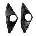 Zreneyfex Set of 2 5212706310 Fog Light Cover Bezel trim Pair With Hole Black, Replacement for Toyota Camry XLE LE L 2012 2013 2014, Replaces TO1039148 5212806310 TO1038148