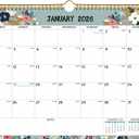 Wall Calendar 2026-2027 2 Year Calendar 2026-2027, 14.57 x 11.42 In, Jan 2026 - Dec 2027, 2026 Calendar 24 Months, Monthly 2026, with Ruled Blocks, Thick Paper, Holidays, To-do List Notes