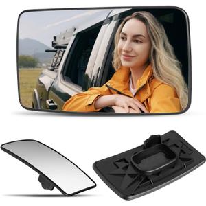 Lower Driver Side Mirror Compatible with Ford F150 2013-2014, F250 F350 F450 F550 2008-2016, F650 F750 2016-2019 Super Duty Pickup Truck - Left Side Mirrors