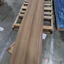 Art3d 4-Pack Glue-On Six-Grid Wainscoting Panel for Interior Wall Decor - 104 x 12 Inch Polystyrene Ultralight Slim Slat Wall Panels for Living Room Bedroom, Rosewood