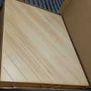 Zupemo 80"x30" Boho Wooden Picnic Table, Portable Outdoor Low Picnic Table with Adjustable Legs 13" & 16" for Floor Seating, Beach, Camping, BBQ, Backyard, 80x30in Seating for 12 People N03