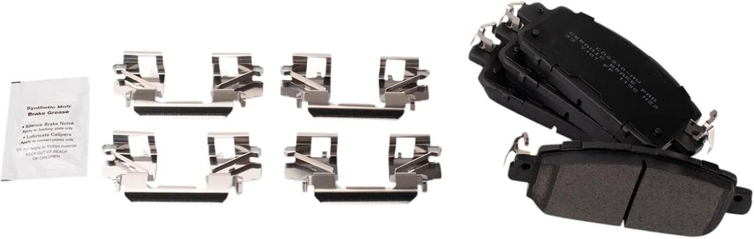 TRQ Front Brake Pads Ceramic Compatible with 2020-2024 Nissan Sentra 2021-2024 Kicks