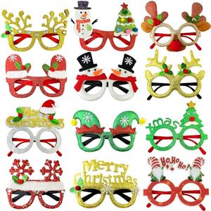 12 Pcs Valentines Glasses Party Favors Supplies for Kids & Adults,Funny Winter Eyeglasses Goodie Bag Stocking Stuffers,Holiday Classroom Costume Accessories,Photo Booth Props Decorations for Students