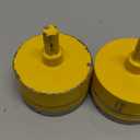 Dry Diamond Core Drill Bit,HIGHDRIL 2pcs Diameter 60mm 2-3/8" with Triangle Shank Vacuum Brazed Hole Saw for Concrete Granite Marble Glass Porcelain Tile Masonry Brick