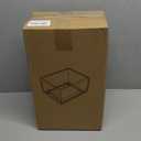 Yieach 4 Pack Clear Stackable Storage Drawers,4.4'' Tall Acrylic Drawer Containers for Organizing,Bathroom Organizers and Storage Bin Box,Plastic Makeup,Medicine Organizer Bins for Cabinet,Undersink