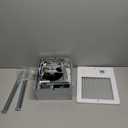 Broan-NuTone Wall Heater, White Grille Heater with Built-In Adjustable Thermostat, 750/1500W, 120/240V AC