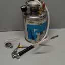 LiGuVCY Heavy Duty Stainless Steel Sprayer, 1 Gallon Pump Sprayer, 4L Stainless Hand Pump Sprayer for Lawn, Garden Watering, Floor Cleaning (12 Wand & 3FT, Silver)