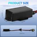2PCS H8 H9 H11 LED Light Canbus Decoder: Anti Flicker Harness, Resistor Decoders Error Free, LED Warning Canceller Resistor Adapter, H8 Canbus Decoder Upgrade with Waterproof Rubber Ring