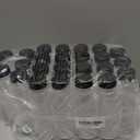 48pcs 4oz Small Plastic Juice Bottles with Caps, Plastic Ginger Shot Bottles Reusable Mini Juicing Bottle with Tamper Evident Lid for Homemade Beverage