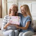 TRSODD Mothers Day Gifts for Grandma Gigi Birthday Gifts for Women Canvas Embroidered Tote Bag and Makeup Bag (Best Grandma Ever-2)