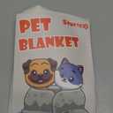 Stuffed Brown Small Premium Soft Dog Blanket, with Flannel Cute Paw Print, 24 * 32 inches, Newborn Cat Blanket Puppy Pads Supplies Dog Products Stuff Essentials