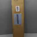 Pull Down Closet Rod for Hanging Clothes, Retractable Wardrobe Hanger for Cabinet Inside Width 21.6"~26", Aluminium alloy Tubing with Plastic Housing, 44 lb Weight Rating (Black)