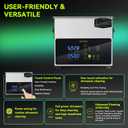 3L Ultrasonic Cleaner, One-Touch Cleaning,Heating, Deep Mode, ECO Energy-Saving Ultrasonic Cleaning Machine Excellent for Labs,Carburetor,Jewelry,Dentures,Automotive & Industrial Parts.
