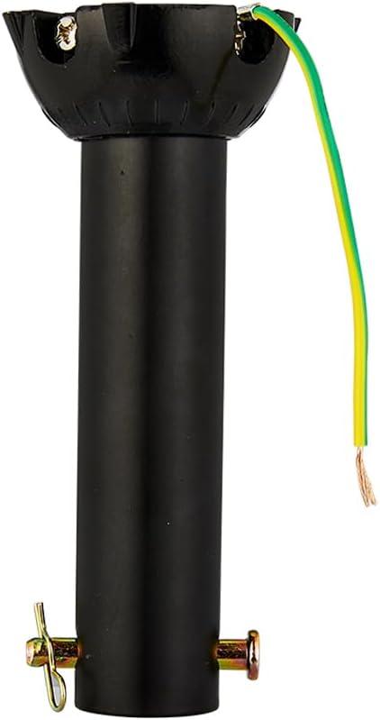 Extension Rod,Ceiling Fan Downrod with Ball Head,Downrod Extension for Fan,1 inch Outside Diameter, Ceiling Fan Boom Suitable for a Wide Range of Ceiling Fans (black, 6 Inch)