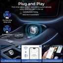 Wireless CarPlay& Android Auto Adapter, Plug in Once Go Wireless Forever | REZYZEN 2026 Upgraded Wireless Bluetooth Car play Adapter for iPhone, Fast Heat Dissipation, No Delay, USB A/USB-C Port