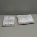 Wokceer Wedding Arch Backdrop Cover 7.2FT, 6FT Spandex Fitted White Arch Covers 2 Set Round Top Chiara Arches Backdrop Cover for Birthday Party Ceremony Banquet Decoration