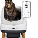 PetSafe ScoopFree OpenSky Automatic Self-Cleaning Cat Litter Box Advanced Odor Control App Controlled with Health Monitoring Works with Any Litter Up to 2 Weeks of Hands-Free Cleaning