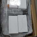 Alpha Living 4 Pack Chafing Dish Full Set  Stainless Steel Catering Chafer with Lids, Pans & Fuel Holders  Buffet Food Warmers for Parties, Events & Weddings  Alpine Gray Handles