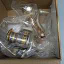 Spinning Fishing Reels, Lightweight Spinning Reel, 15.5 LBs Max Drag, 5.1:1/5.5:1 High Speed Ultra Smooth Powerful with CNC Aluminum Spool Fishing Reels Freshwater(Black/Gold) (3000)