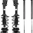 ECCPP Complete Struts Spring Assembly Front and Rear Struts Shock Coil Spring Fit for 2004-2006 for Scion xA 2004-2006 for Scion xB - 172245 343426 5601