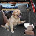 Waterproof SUV Dog Car Seat Cover for Back Seat | Hard Bottom, Non-Slip, Easy Clean, Quick Install 10s, Compatible Most SUV (Not for Models with Rear Quarter Windows)