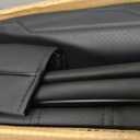 AOOG RAV4 Seat Covers Custom Fit for Toyota RAV4 2013-2018 XLE/SE/Limited/Platinum/Adventure,Luxury Faux-Leather SUV Seat Cover(Full Set,Black)