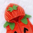 JIFRE Cute Baby Halloween Pumpkin Costume, Toddler & Infant Unisex-Kids Costume for Boys & Girls (Orange)