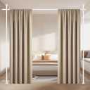 Room Divider Rod, Curtain Rod No Drilling Partition Room Dividers Tension Rod, 4-10ft (H) 48-72inch(W) Floor to Ceiling Room White
