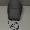 3 in 1 Upadate Rechargeable Electric Lumbar Support Pillow with Adjustable Height for Bed and Chair,Back Massager with Heat,Back Massager for Pain Relief Deep Tissue,Waist Wedge Bolster (Black)