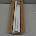 Tension Rods for Windows 28 to 48 Inch 2 Pack Spring Curtain Rods No Drilling White Tension Rod Adjustable Curtain Rods Expandable Pressure Spring Tension Rod for Closet, Doorway