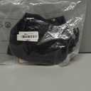 DEANGELMON V Neck Bra Padded Seamless Adjustable Straps Bralettes Everyday Basic Sleeping Bras Multiple Pack (Large, Black)