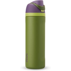 Owala Marvel FreeSip Insulated Stainless Steel Water Bottle with Straw for Sports and Travel, BPA-Free Sports Water Bottle, 24 oz, Hulk