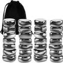 28 Pack Black Fridge Magnets, Small and Strong Magnets, Strong Refrigerator Magnets Heavy Duty for Whiteboard, Office, Classroom, Kitchen Accessories, Home and Cabinet