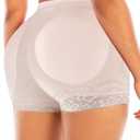 Vorcy Women Butt Pads Fake Butt Lifter Shapewear Padded Panties Hip Enhancer Pads Body Shaper Nude,M